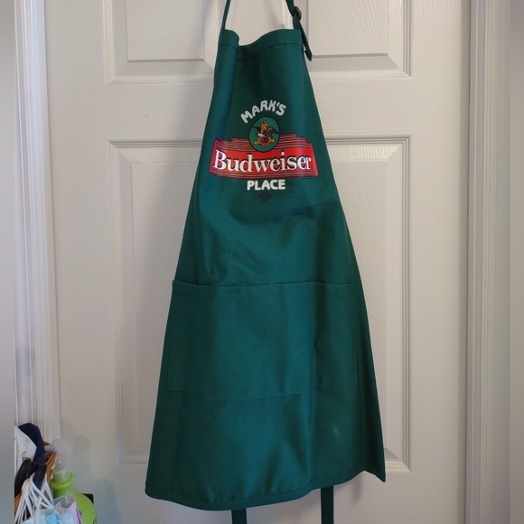 Augusta Sportswear Womens White Apron Embroidered Mother Logo Made In USA - Picture 2 of 8